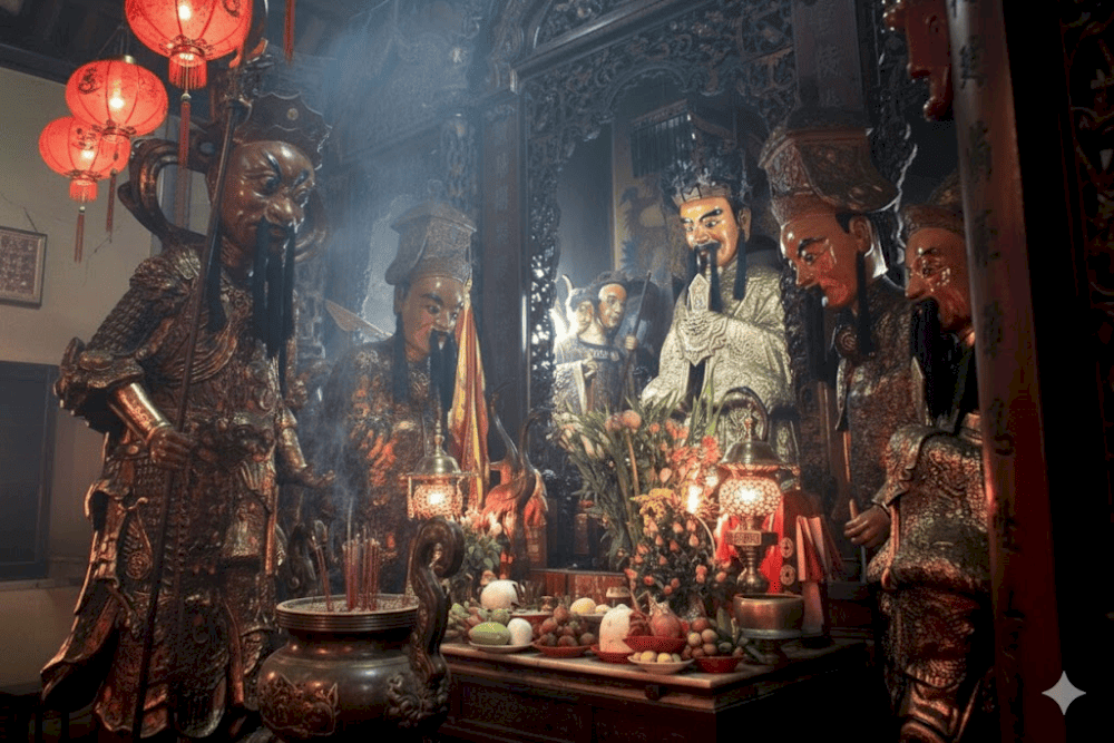 The Jade Emperor Pagoda is dedicated to Ngoc Hoang Thuong De